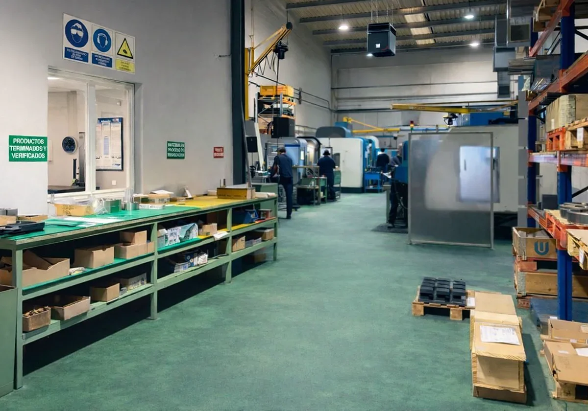 Zona de producción pabellón Mecanizados ATC